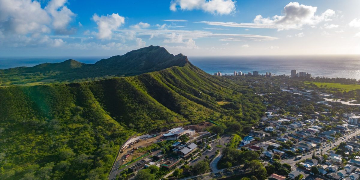 Diamond Head in Honolulu, Hawaii